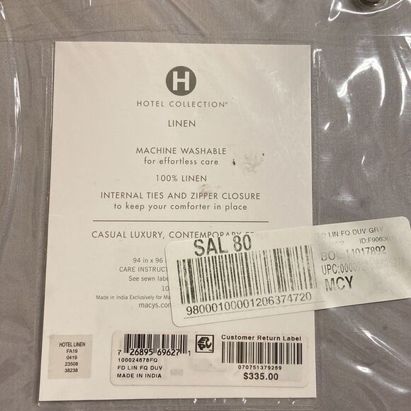 Hotel Collection Extra Deep Flat Sheet 680 Thread count - Picture 3 of 7